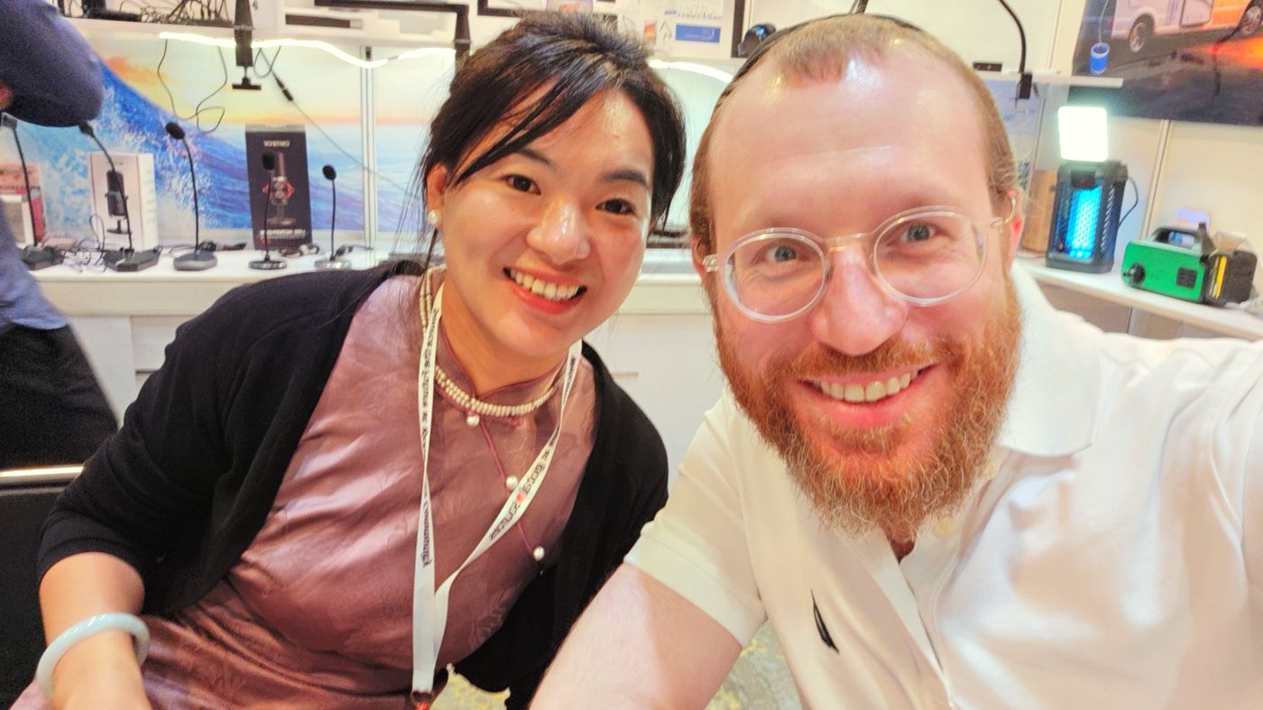 BeeHappy booth at international trade show
