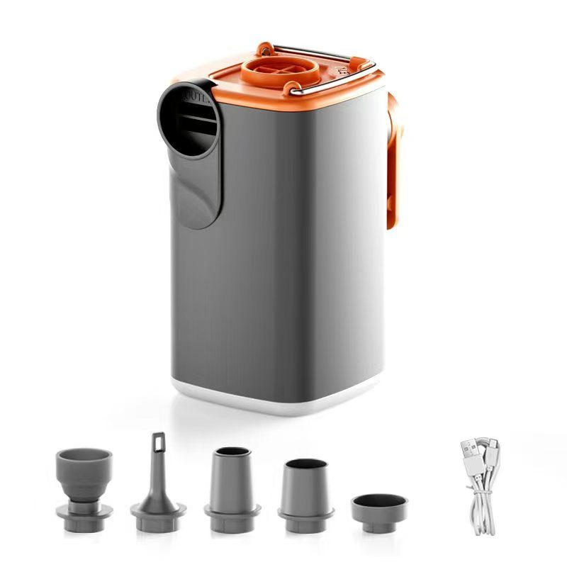 BeeHappy BHT-AP01 portable air pump with 5 nozzles