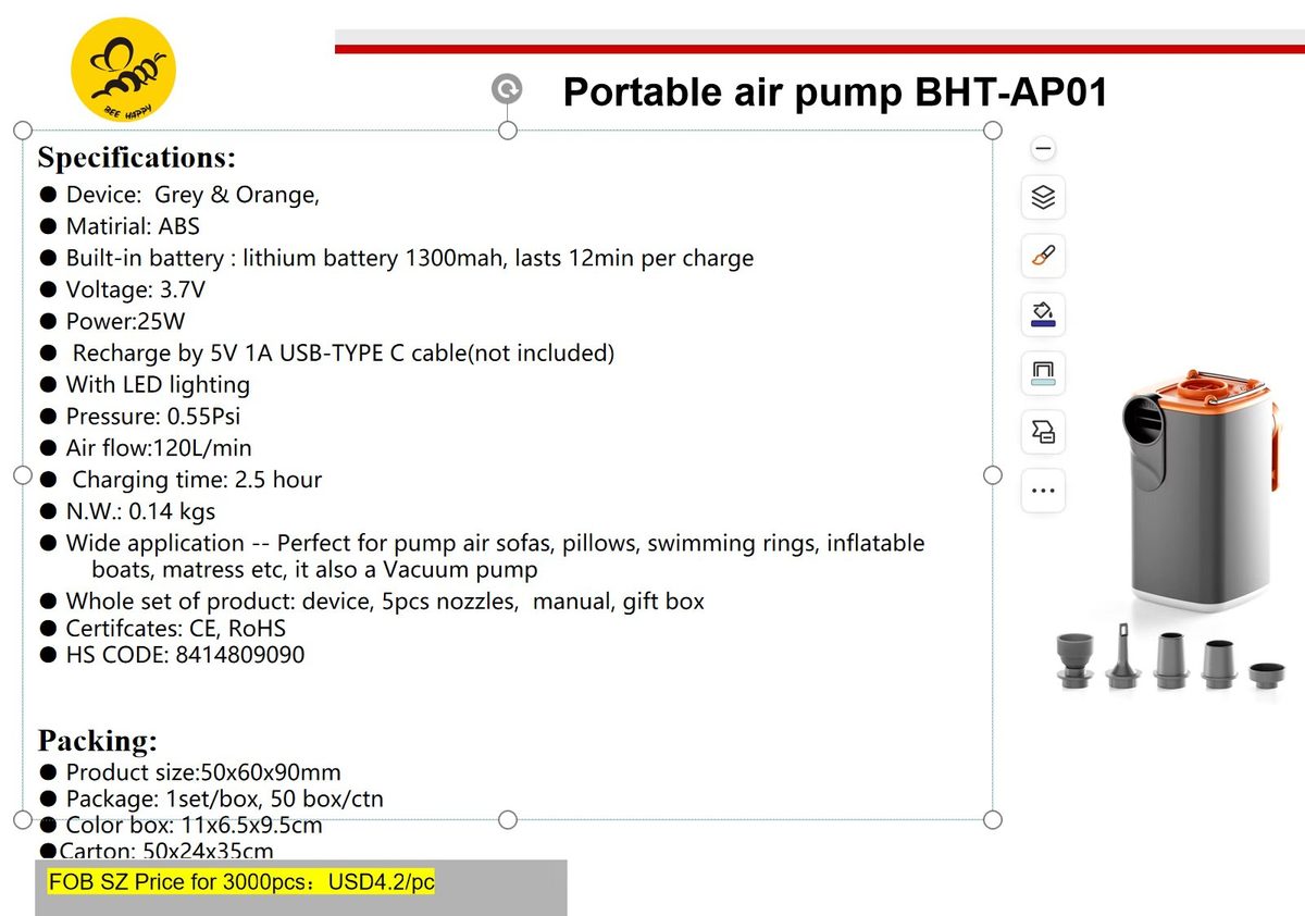 BHT-AP01 specification